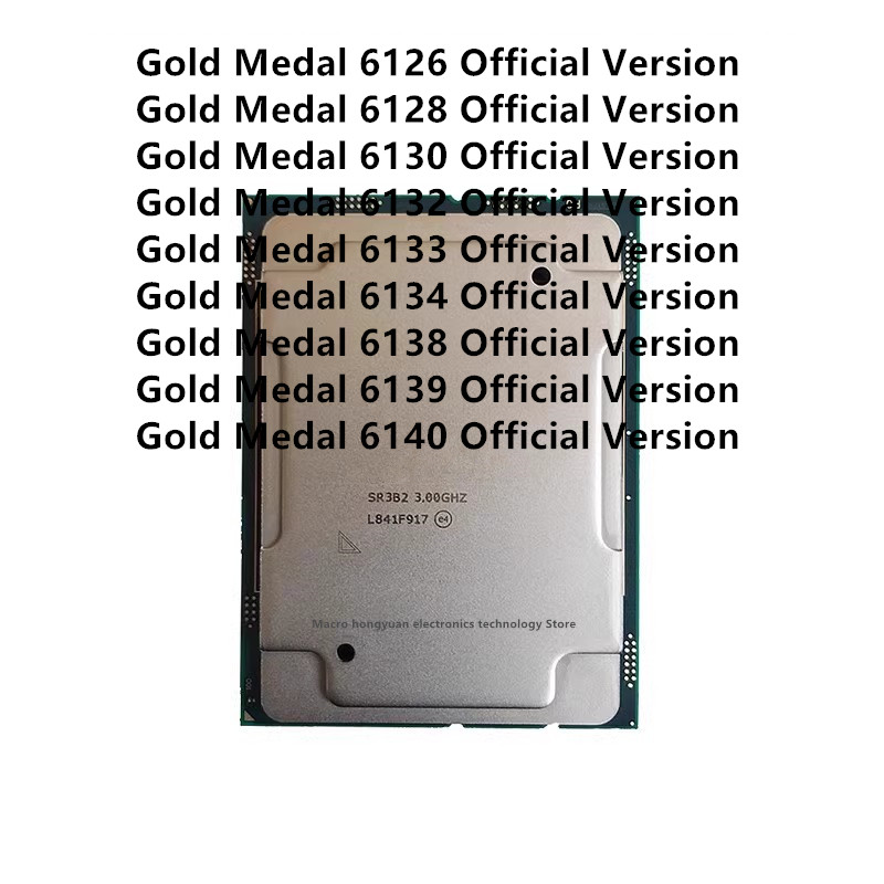 Gold 6138 - Versión oficial XEON de CPU Gold