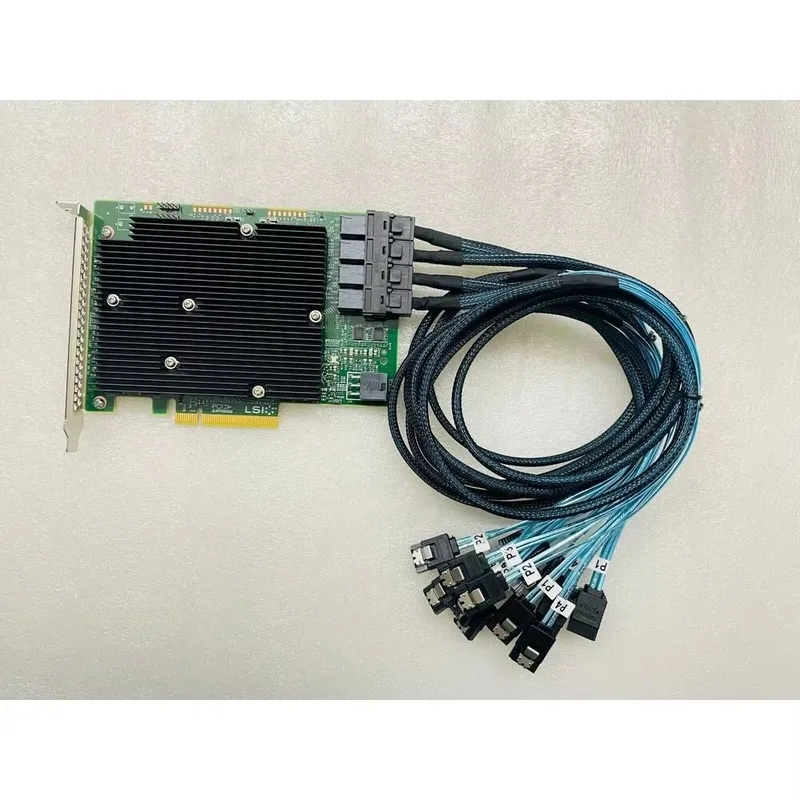 Lsi 9300 16I Hba It Mode - Tarjeta Adaptadora LSI SAS 9300-16i 12GB/S