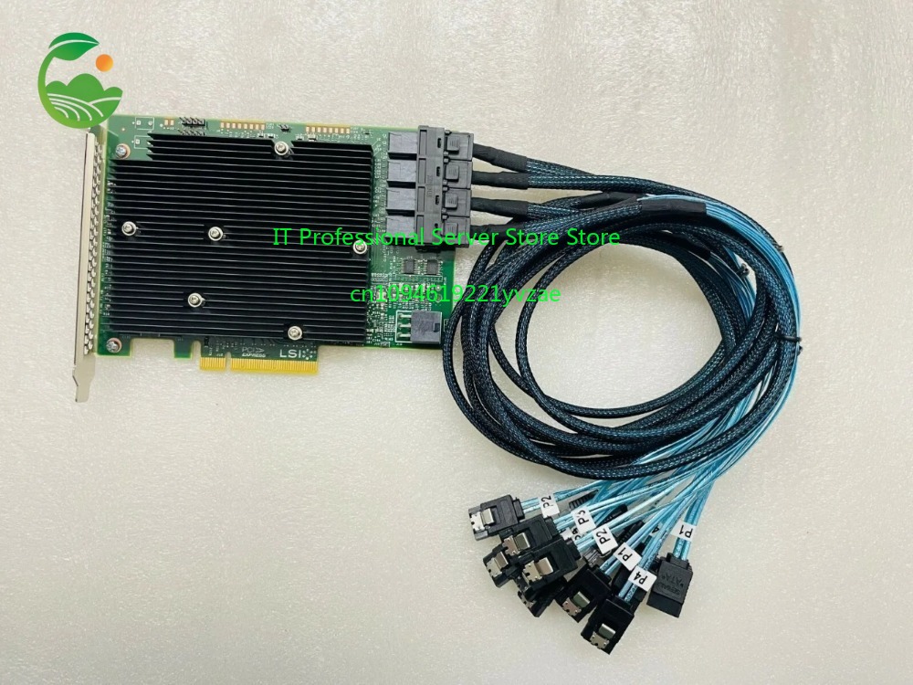 Lsi 9300 16I Hba It Mode - Tarjeta HBA LSI 9300-16i de 12