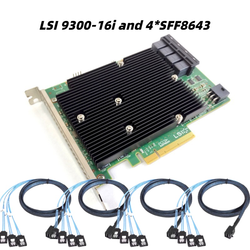Tarjeta Adaptadora LSI SAS 930 - Lsi 9300 16I Hba It Mode reseña y precio
