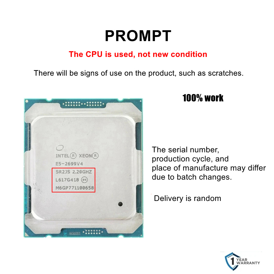 Procesador Intel xeon E5 2699  - E5 2699 V4 reseña y precio