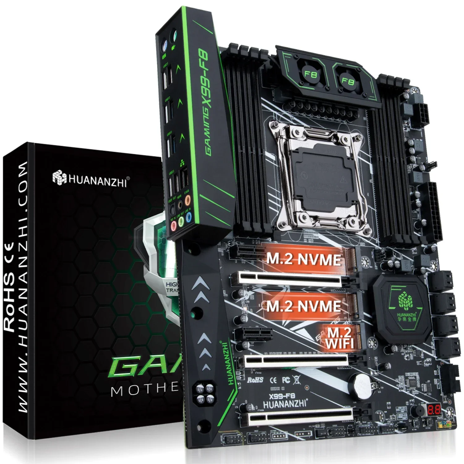 Placa base HUANANZHI X99 F8 X9 - 64Gb Ddr4 Ecc Reg 3200Mhz reseña y precio
