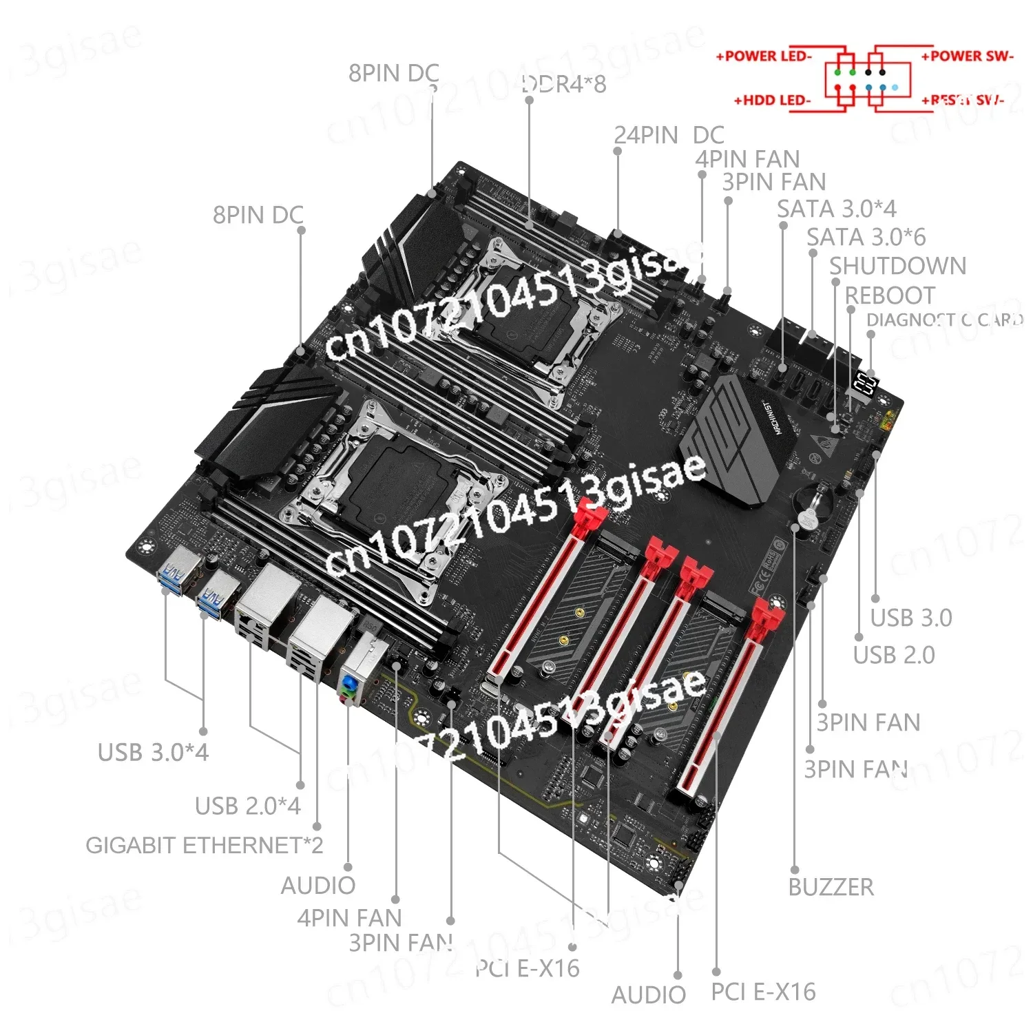 El paquete de la placa princip - E5 2699 V4 reseña y precio