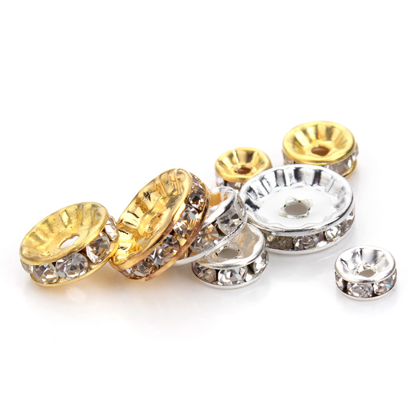 50 Uds 4 6 8 10 12mm cuentas d - Gold 6138 reseña y precio
